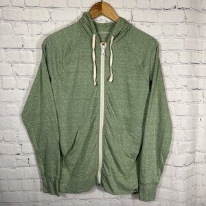 American Giant Women’s‎ Lightweight Green Full Zip Hoodie Size Large NWOT